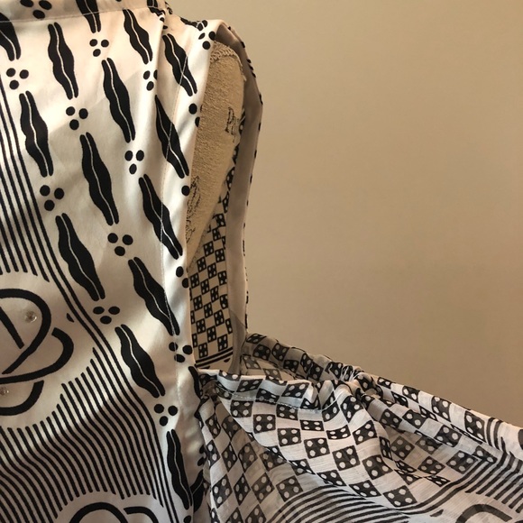 African print silk dress - Picture 5 of 5